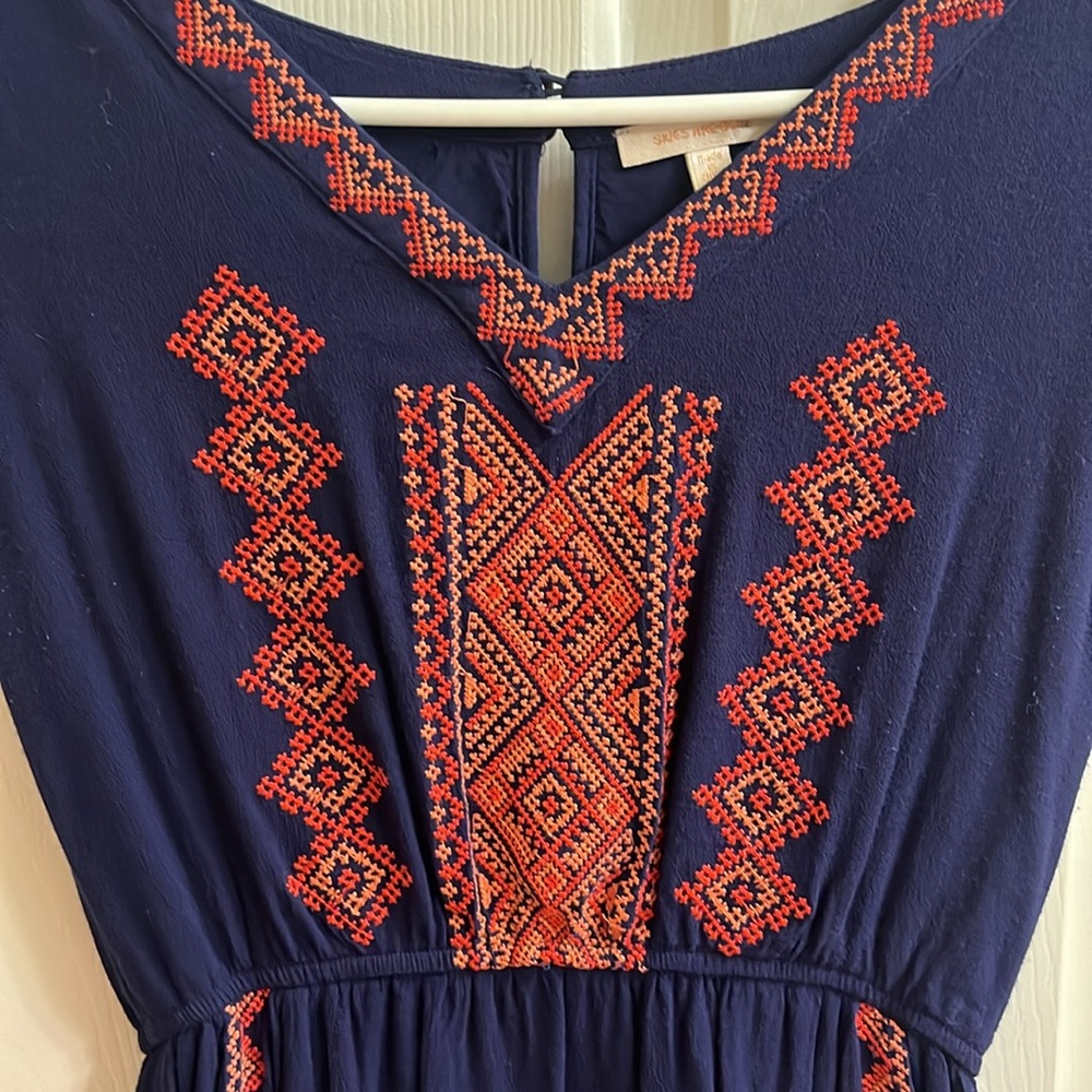 Aztec Mini Dress with Pockets - Picture 4 of 5
